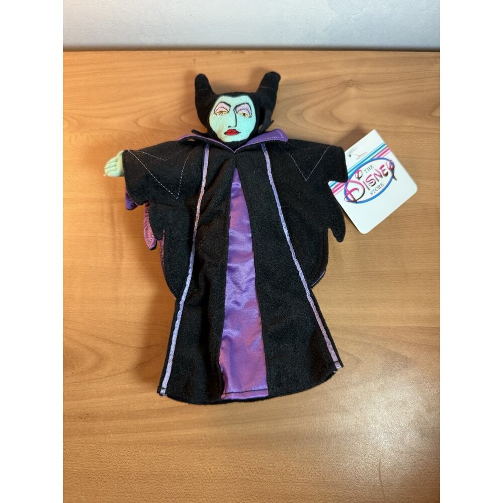 Disney Store Sleeping Beauty Maleficent 10" Bean Bag Plush Stuffed Toy NWT